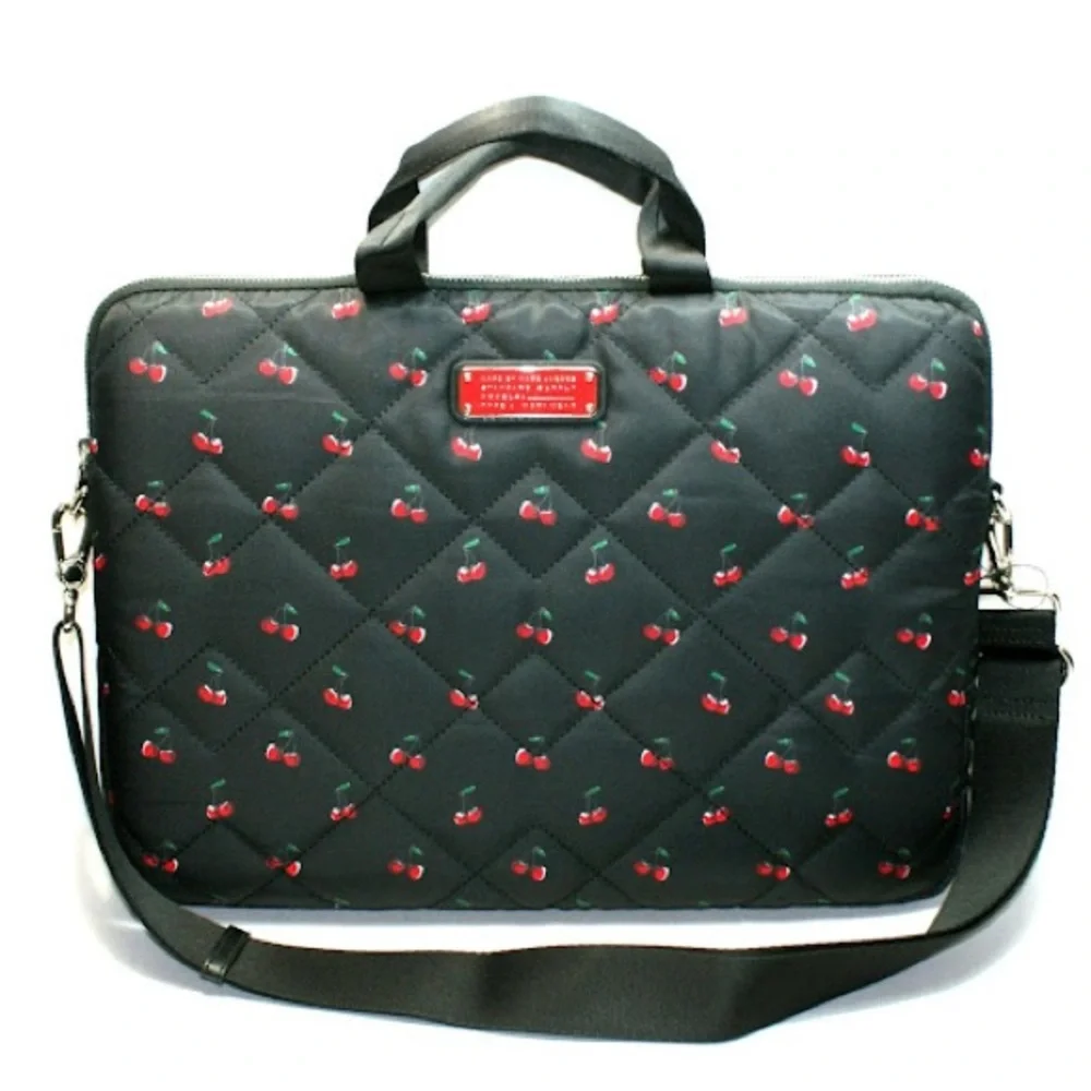 Marc by Marc Jacobs Cherry 🍒 Print Nylon 15 Inc Laptop Bag Messenger Bag